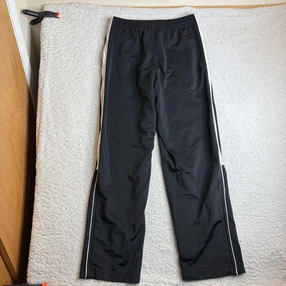 Y2KNike Basketball Mens Large Black White Stripe Track Pants baggy loose fit